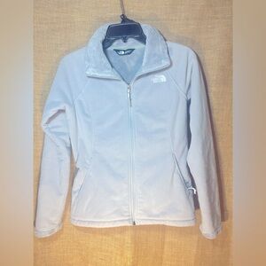 North Face Gray Ski Jacket with Stand-Up Collar